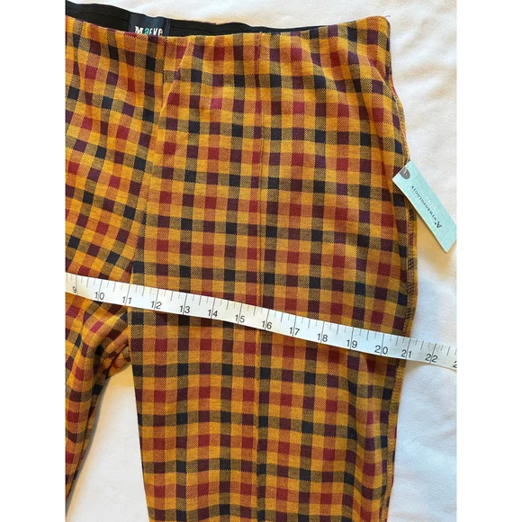 Women's Anthropologie Maeve Pants, 1X Plus, Brown Motif, Stretch Waist NWT - Picture 12 of 15